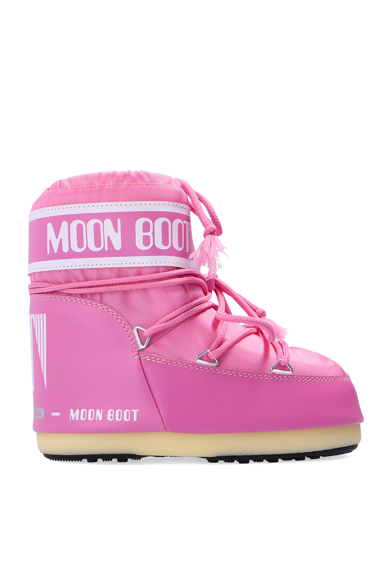 Pink Classic Low snow boots Moon Boot Kids Moschino Bubble Teddy chunky sneakers WeiB Biname fmedShops Jersey